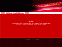 Tablet Screenshot of cinemamacmahon.com
